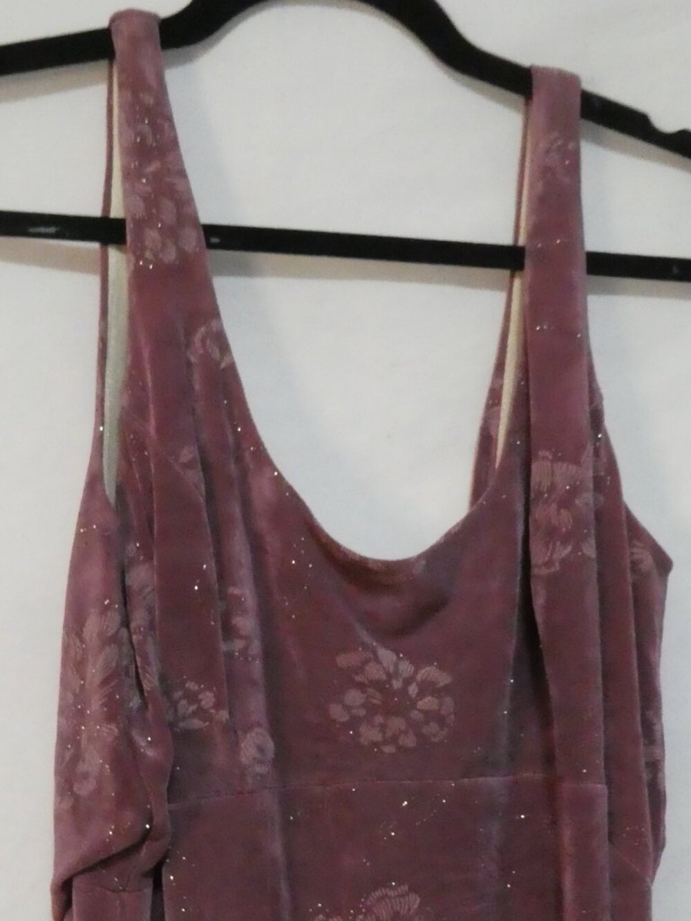 J KAUR COLLECTION By Barketti Purple Floral Maxi Dress - Size 12 - Picture 7 of 16